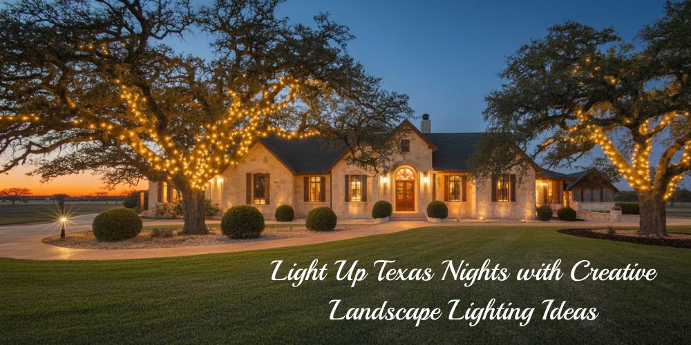 Light Up Texas Nights with Creative Landscape Lighting Ideas