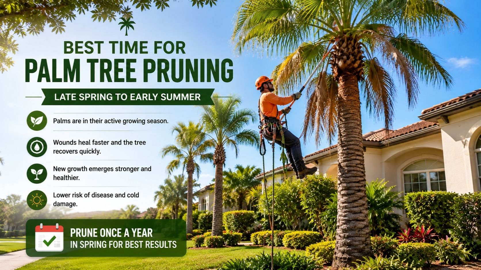 Best Time For Palm Tree Pruning