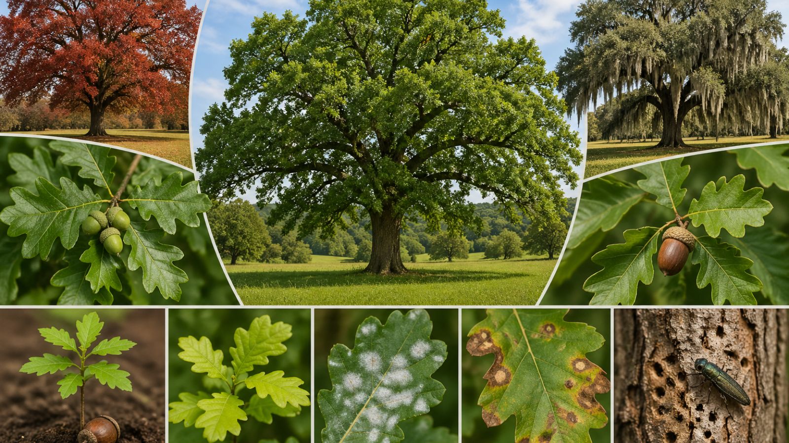 Oak Trees Types, How to Grow & Common Diseases