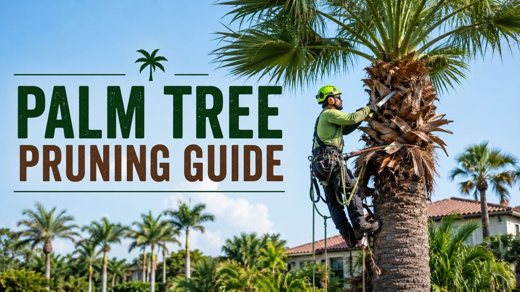 Palm Tree Pruning guide