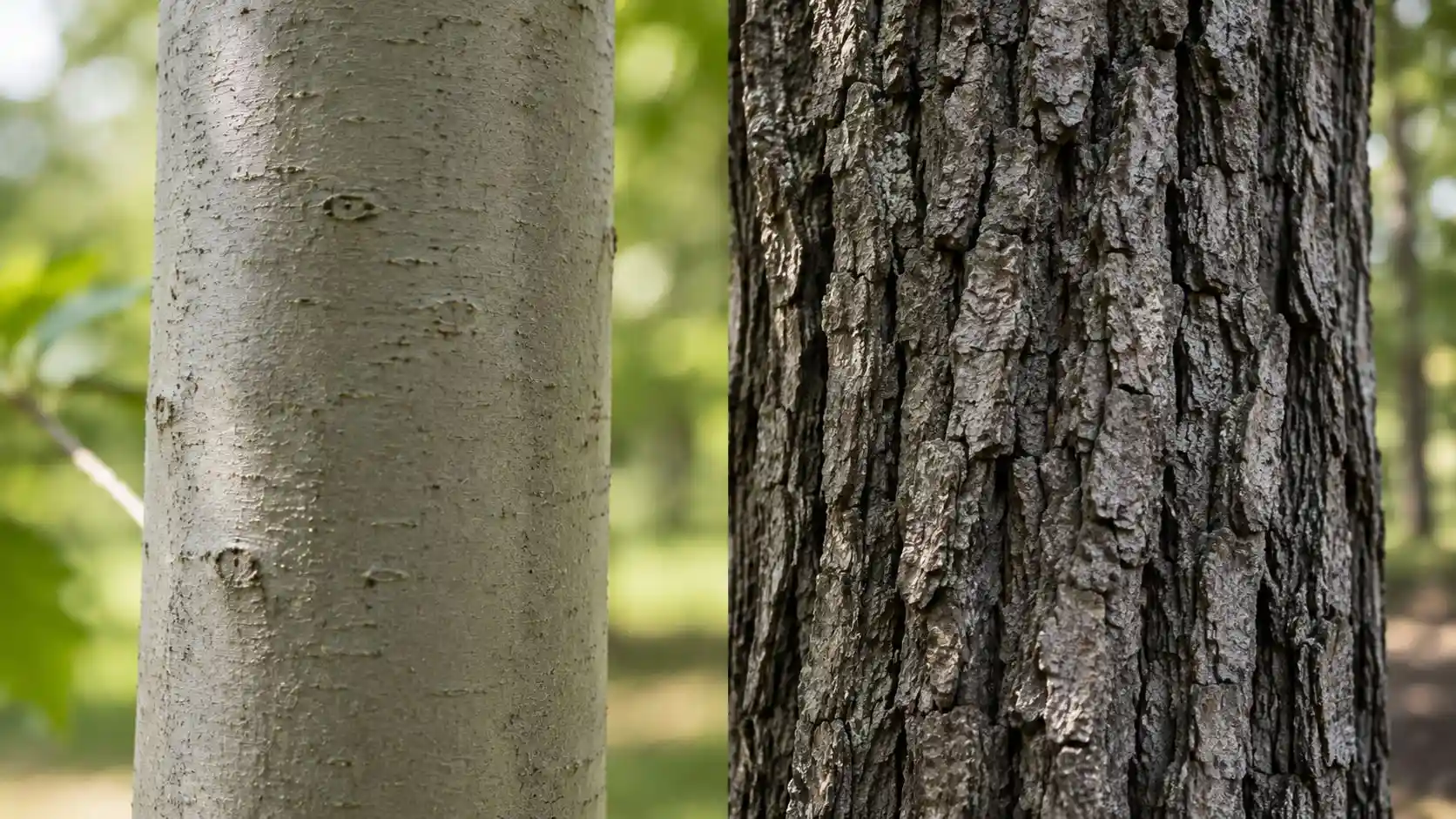 Young Oak Bark & Mature Oak Bark